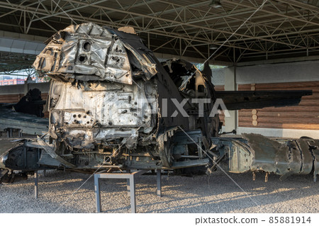 Shot down US Air Force aircraft displayed in Pyongyang, North Korea 85881914