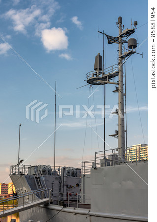 USS Pueblo spy ship captured by North Korea displayed in Pyongyang, North Korea 85881954