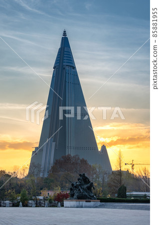 Ryugyong Hotel in Pyongyang, North Korea 85881955