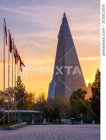 Ryugyong Hotel in Pyongyang, North Korea 85881959