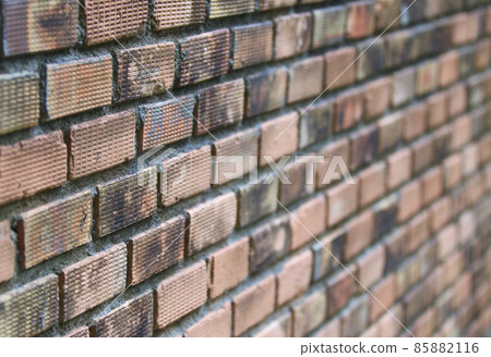 Brick masonry of red brick Brick masonry of red brick 85882116