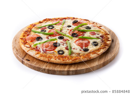 Traditional supreme pizza 85884848
