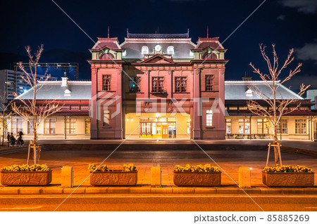 《Fukuoka Prefecture》Mojiko Station/Night view 85885269