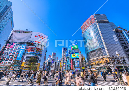 Tokyo cityscape of Japan 4172 people Astonished ・ Over 25,000 people nationwide. O stock, foolishness that has not been declared yet ... Shibuya is a human flow explosion ... = 16th 85886958