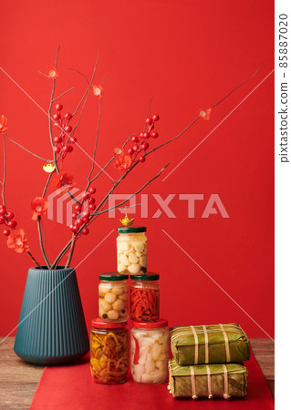 Food Prepared for Chinese New Year Food Prepared for Chinese New Year 85887020