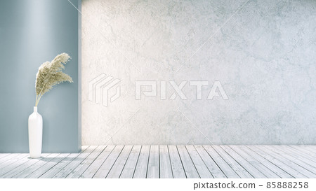 Modern interior of the room. Mockup of an empty room. Wall and floor. 3d rendering Modern interior of the room. Mockup of an empty room. Wall and floor. 3d rendering 85888258