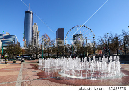 Downtown Centennial Olympic Park, Atlanta, Georgia, USA 85888758