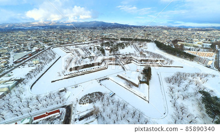 View from Goryokaku Tower 5 View from Goryokaku Tower 5 85890340