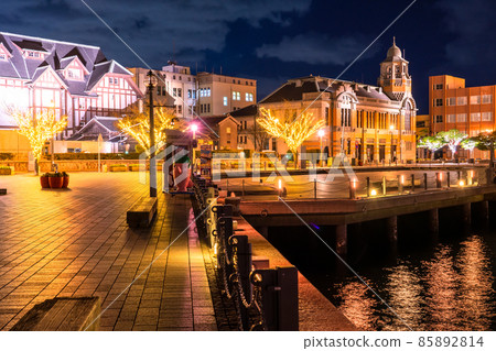 《Fukuoka Prefecture》 Mojiko Retro Night View 85892814