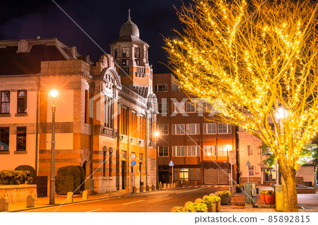 《福岡縣》門司港復古夜景 85892815