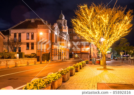 《Fukuoka Prefecture》 Mojiko Retro Night View 85892816