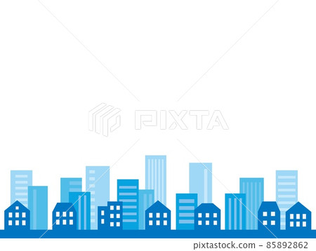Cityscape cityscape white background 85892862