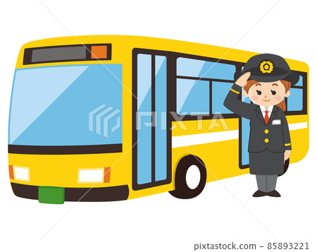 女司機和當地公共汽車公共交通 85893221