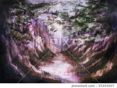 多雨的山路 85893607