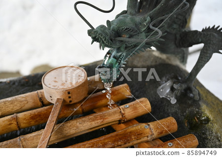 New Year's scenery, the dragon of clean water 85894749