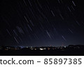 2022 Quadrantids Meteor Shower West Sky Diurnal Motion (Star Trail) 85897385