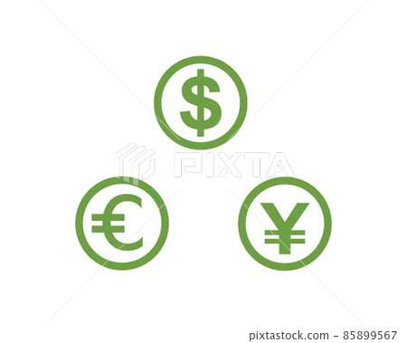 Business acounting money logo vector 85899567
