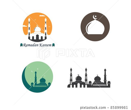 Mosque icon vecto 85899981