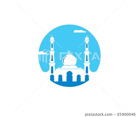Mosque icon vecto 85900046