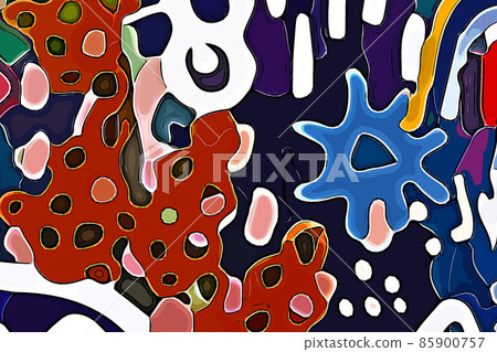 Abstract hand drawn geometric illustration Abstract hand drawn geometric illustration 85900757