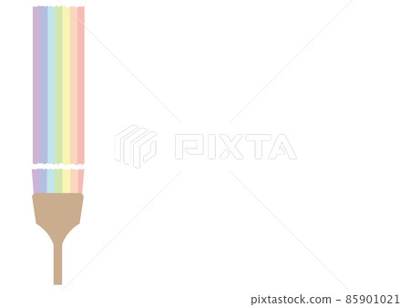 Rainbow-colored paint, left vertical Rainbow-colored paint, left vertical 85901021