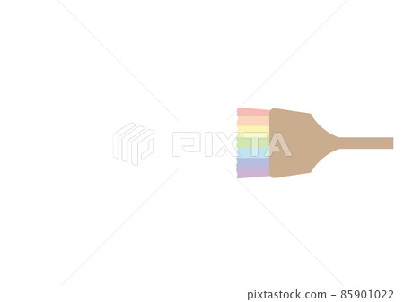 刷上彩虹色的油漆 85901022