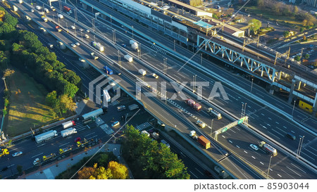 公路鳥瞰圖 85903044