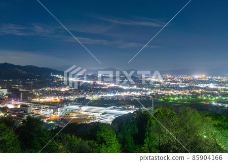 《Saga Prefecture》 Night view from Asahiyama Park 85904166