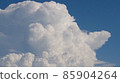 Pointing marshmallow cloud 85904264