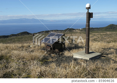 安裝在三原山的火山觀測設備 安裝在三原山的火山觀測設備 85904616