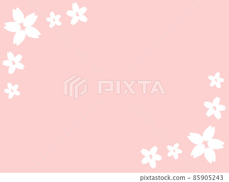 Cherry blossom background illustration material Cherry blossom background illustration material 85905243