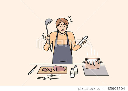 Cooking and preparing food concept. 85905504