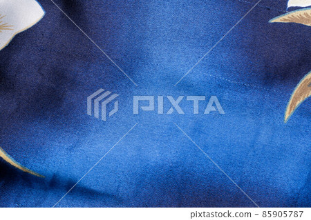 blue robe with belt, background. Macro, texture blue robe with belt, background. Macro, texture 85905787