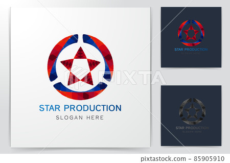 Star Logo design inspiration Isolated On white Backgrounds 85905910
