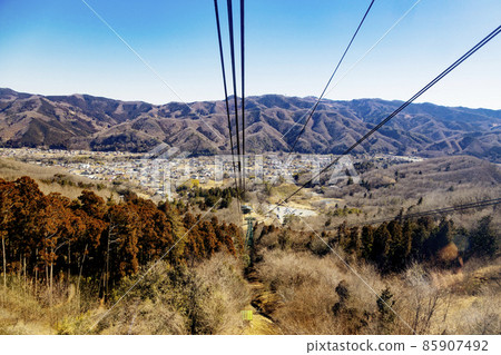 從寶島山索道看到的長瀞風光 從寶島山索道看到的長瀞風光 85907492