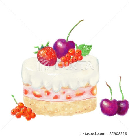 漿果蛋糕 85908218