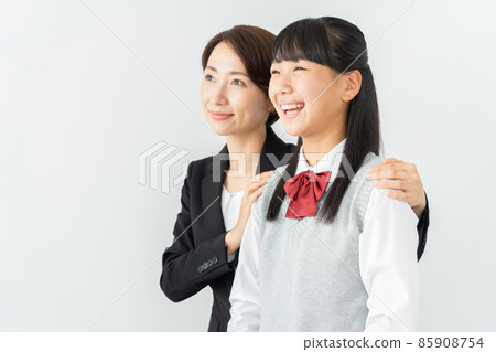 初中生，高中生，婦女學習，參加考試，學習 85908754