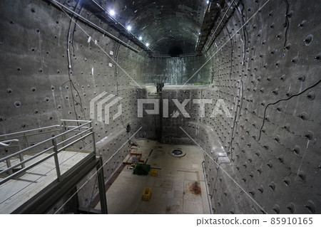 Underground cavity of the Kanna River underground power plant located upstream of the Kanna River in Ueno Village, Gunma Prefecture Underground cavity of the Kanna River underground power plant located upstream of the Kanna River in Ueno Village, Gunma Prefecture 85910165