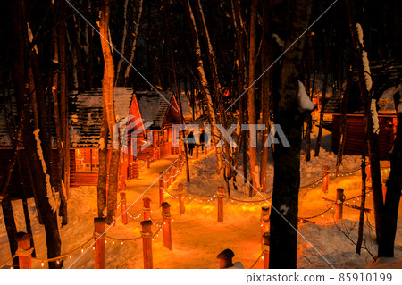 【北海道富良野之冬】一月夜的Ningle Terrace 【北海道富良野之冬】一月夜的Ningle Terrace 85910199