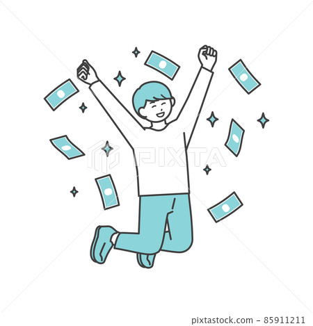 Profitable image illustration material 85911211