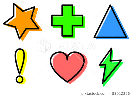 Illustration of basic simple shapes Illustration of basic simple shapes 85912296