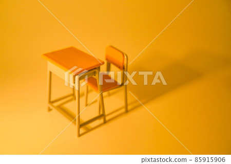 School study desk and dusk light School study desk and dusk light 85915906