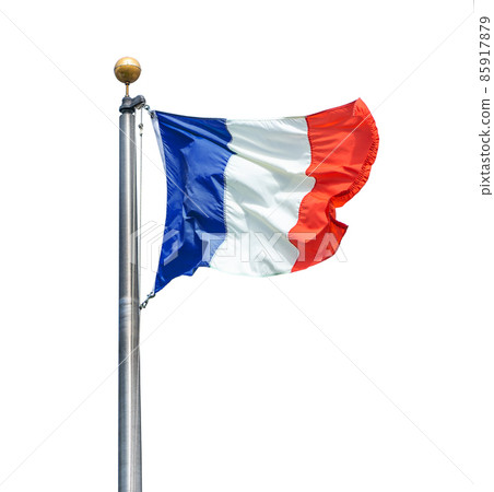 Flag of France isolated over white background 85917879