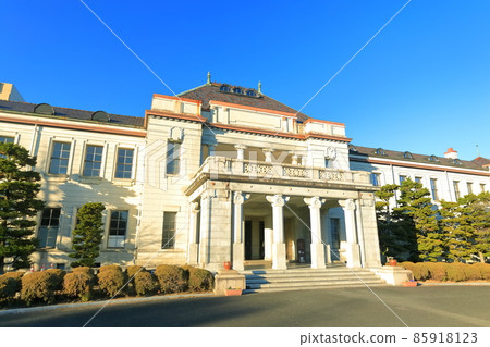 [Yamaguchi Prefecture] Former Yamaguchi Prefectural Government Building under clear skies (Yamaguchi Prefectural Government Museum) 85918123
