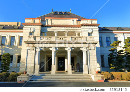 [山口縣]晴空下的舊山口縣政府大樓（山口縣政府博物館） 85918143