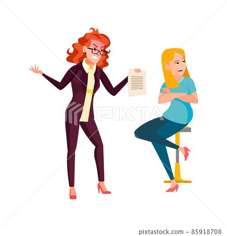 Business woman argue vector Business woman argue vector 85918708
