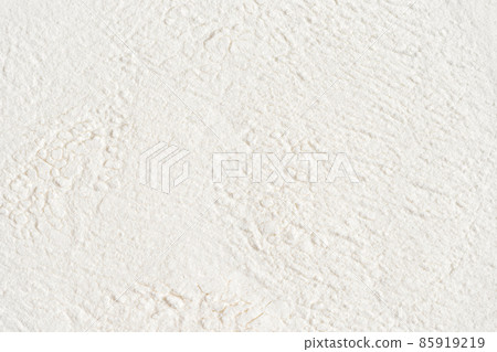 White powder background. Collagen or protein close up. 85919219