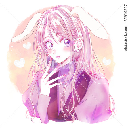 Small animal girl Bunny ears Rabbit ears Small animal girl Bunny ears Rabbit ears 85919227