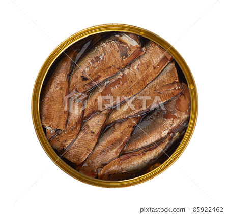 Open can with sprats 85922462
