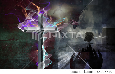 Abstract rural scene Abstract rural scene 85923640